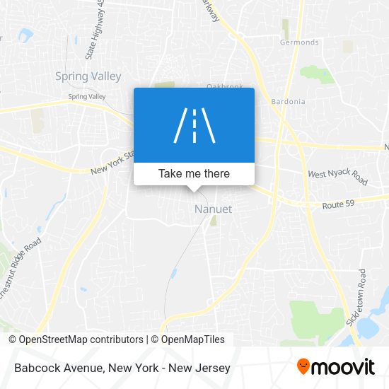 Mapa de Babcock Avenue