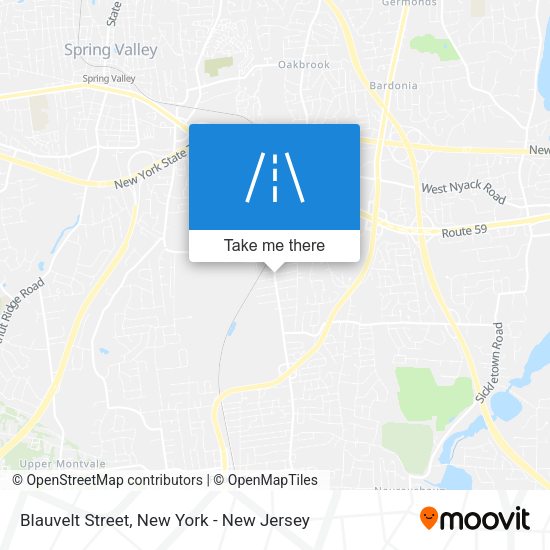 Mapa de Blauvelt Street