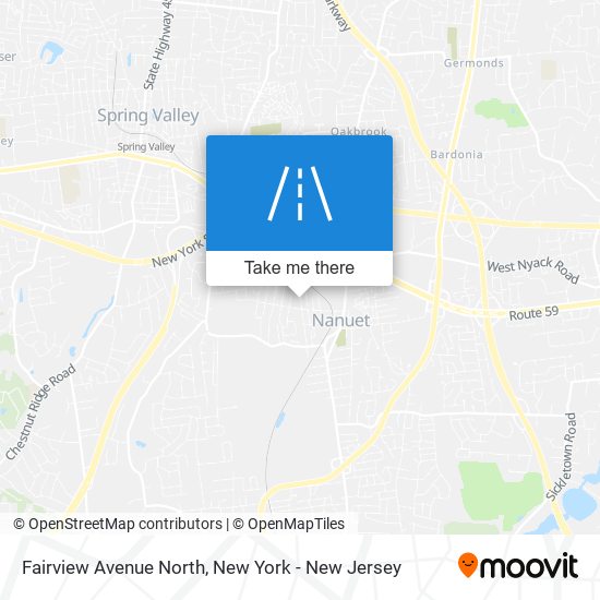 Fairview Avenue North map