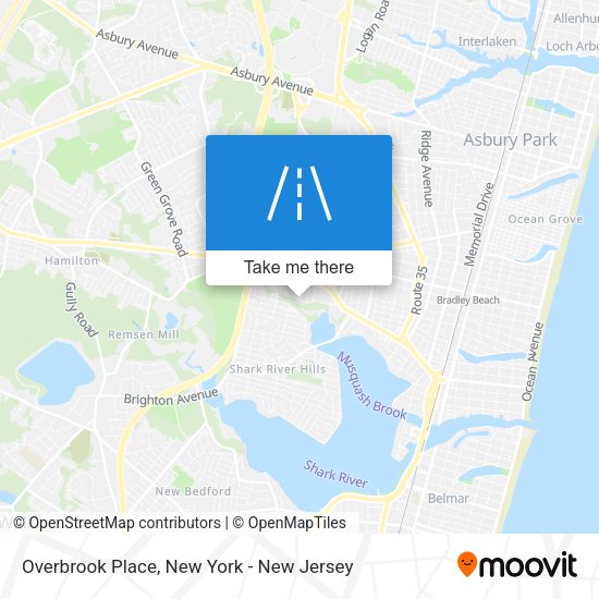 Mapa de Overbrook Place