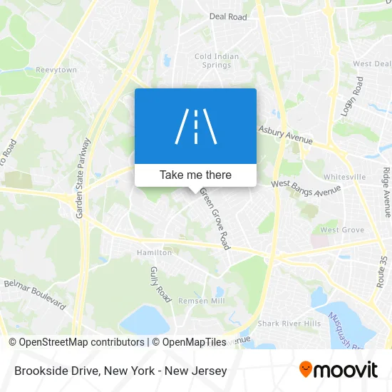 Brookside Drive map