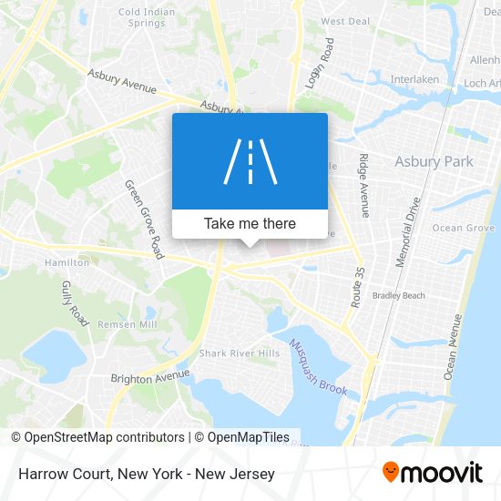 Mapa de Harrow Court
