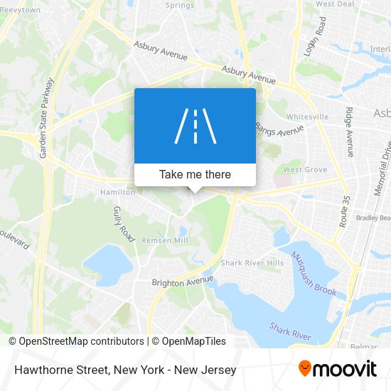 Mapa de Hawthorne Street