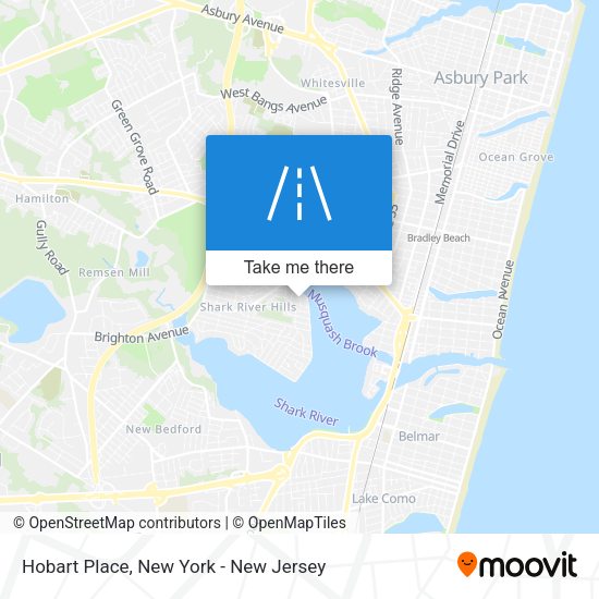 Mapa de Hobart Place