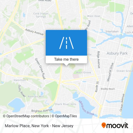 Mapa de Marlow Place