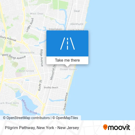 Pilgrim Pathway map