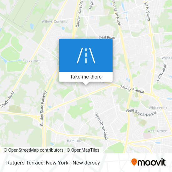 Mapa de Rutgers Terrace