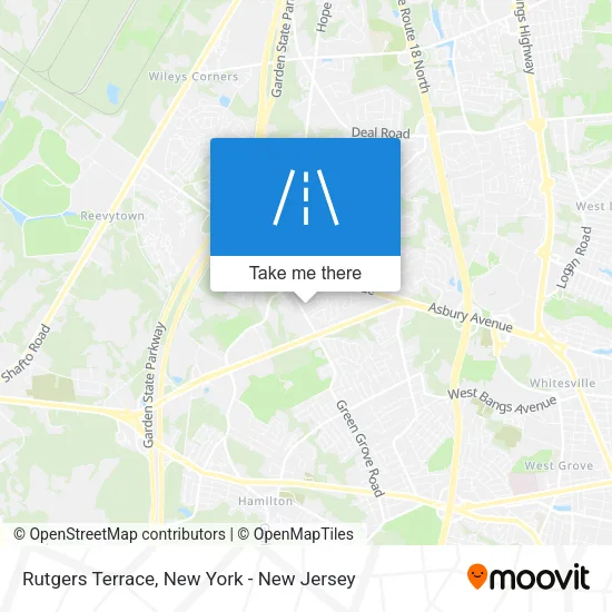 Rutgers Terrace map