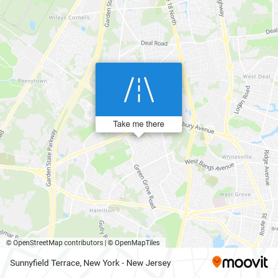 Mapa de Sunnyfield Terrace