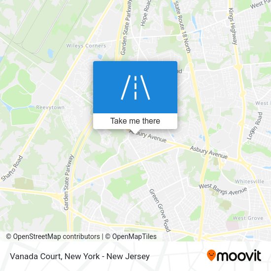 Mapa de Vanada Court