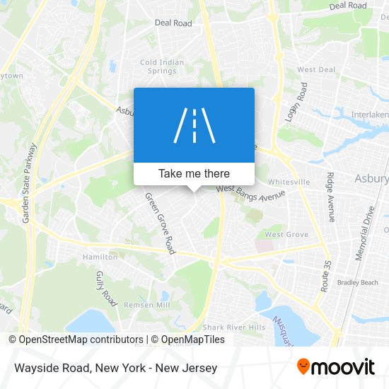 Mapa de Wayside Road