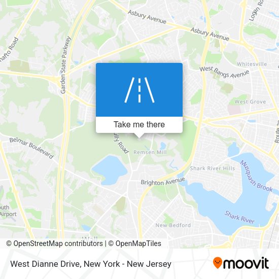 Mapa de West Dianne Drive