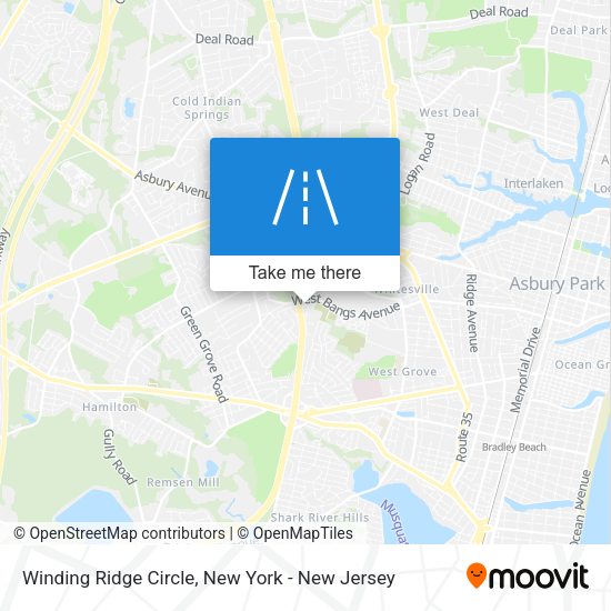 Mapa de Winding Ridge Circle