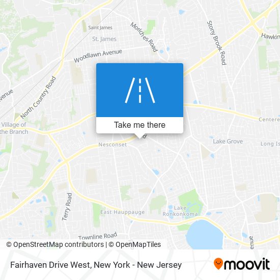 Mapa de Fairhaven Drive West