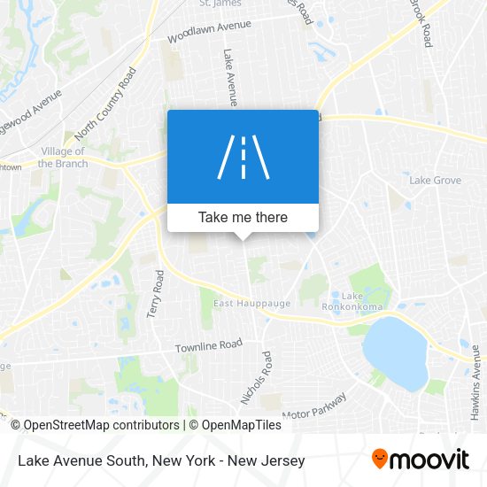 Mapa de Lake Avenue South
