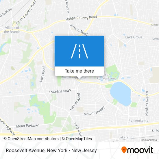 Roosevelt Avenue map