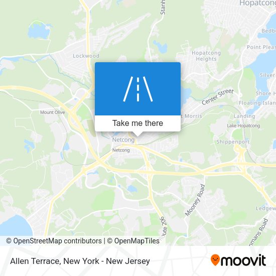 Mapa de Allen Terrace