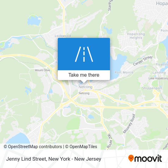 Mapa de Jenny Lind Street