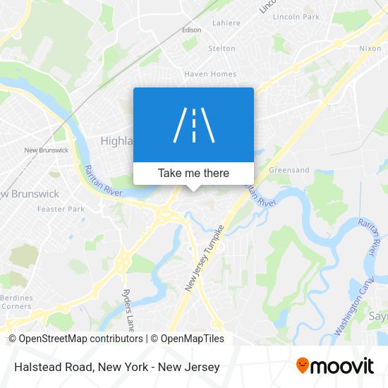Mapa de Halstead Road