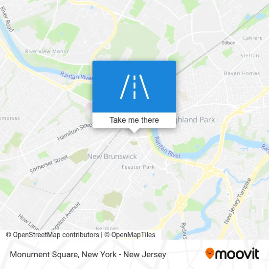 Monument Square map