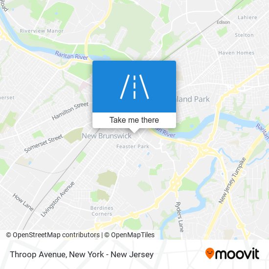 Throop Avenue map