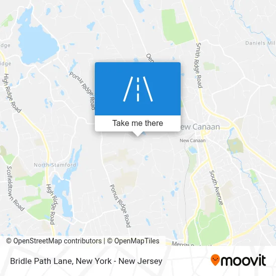 Bridle Path Lane map