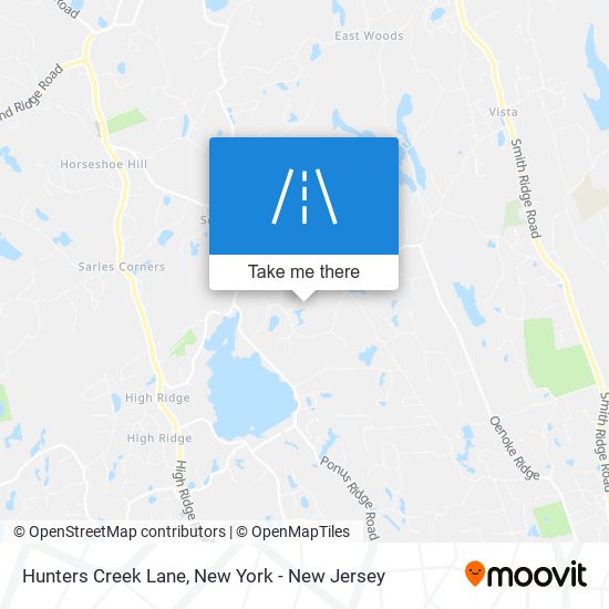 Mapa de Hunters Creek Lane