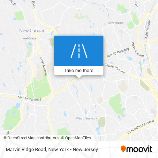 Marvin Ridge Road map