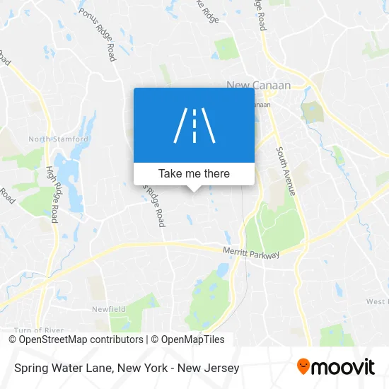 Spring Water Lane map