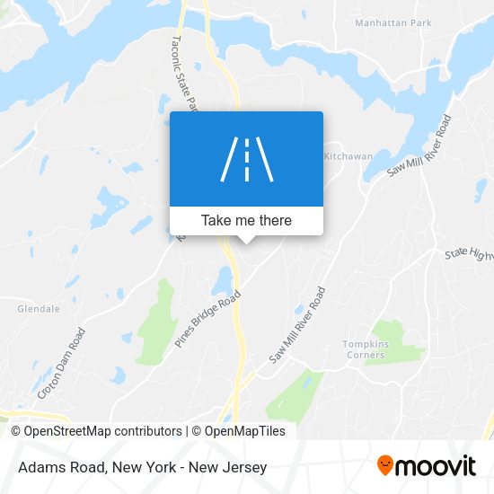 Adams Road map