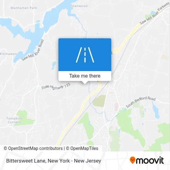 Bittersweet Lane map