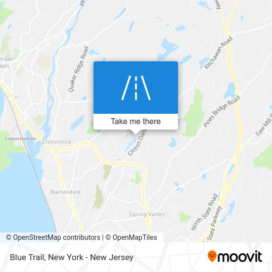 Blue Trail map