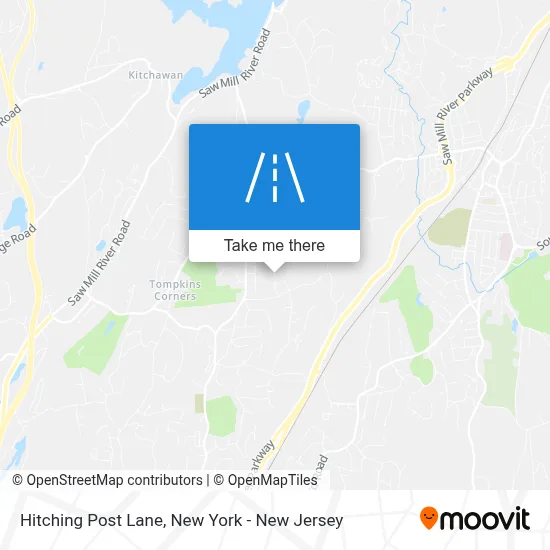 Hitching Post Lane map