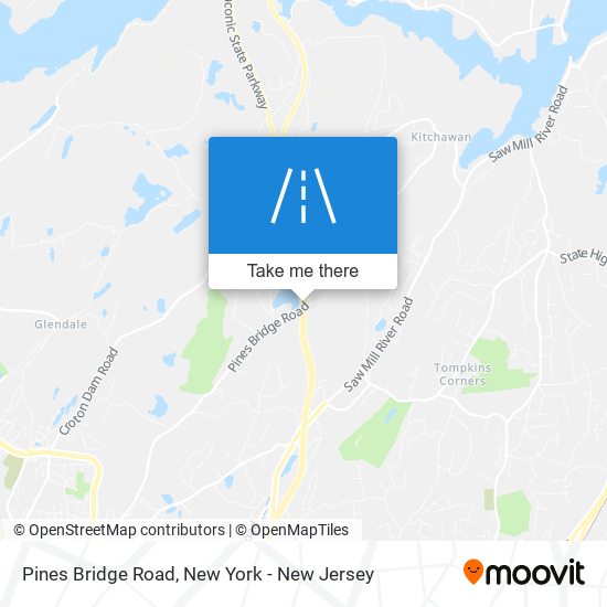 Pines Bridge Road map