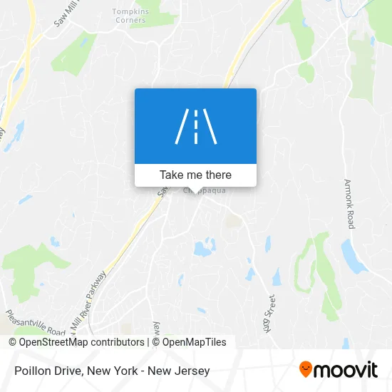 Poillon Drive map