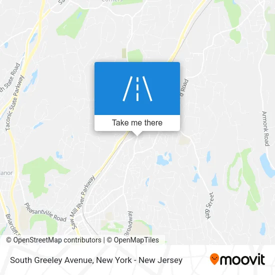 Mapa de South Greeley Avenue