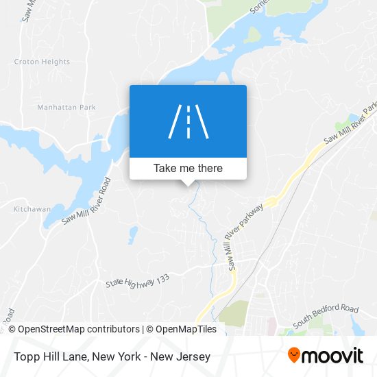 Topp Hill Lane map