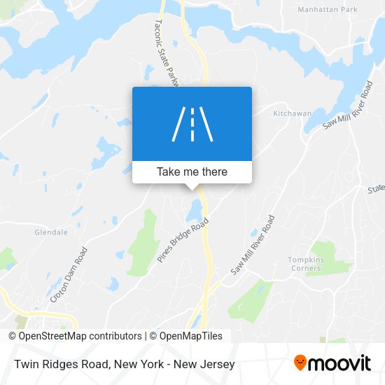 Mapa de Twin Ridges Road
