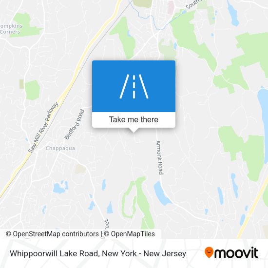 Mapa de Whippoorwill Lake Road