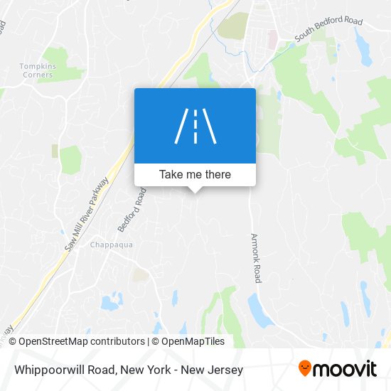 Mapa de Whippoorwill Road