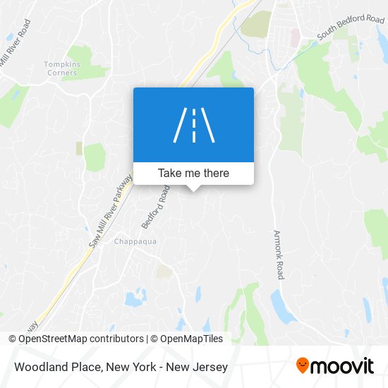 Woodland Place map