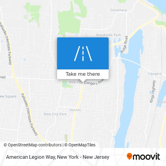 Mapa de American Legion Way