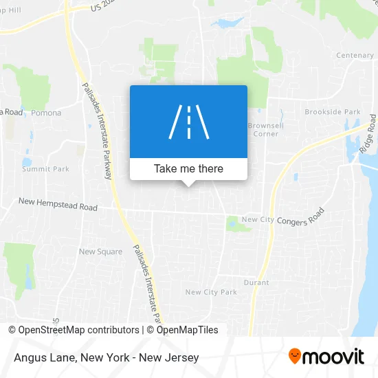 Angus Lane map