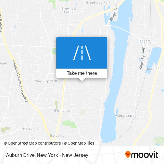 Auburn Drive map