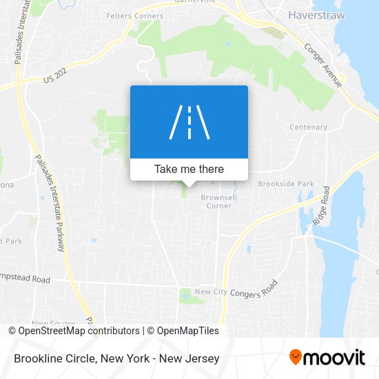 Mapa de Brookline Circle