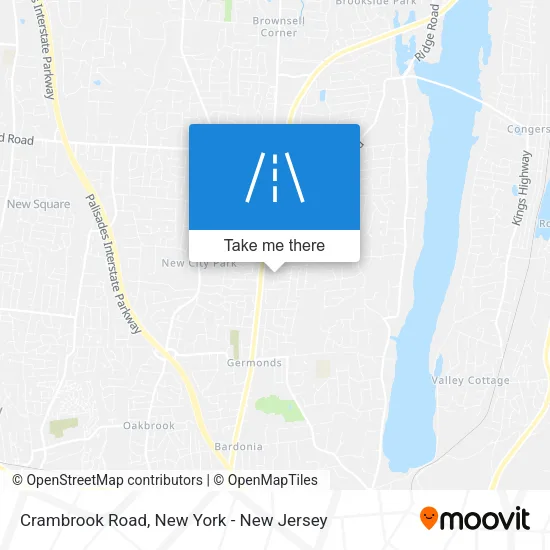 Crambrook Road map