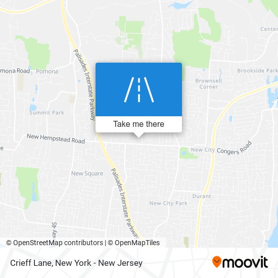 Crieff Lane map