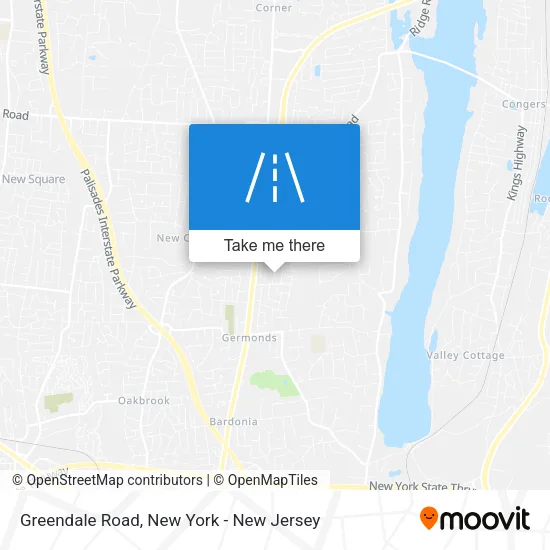 Greendale Road map