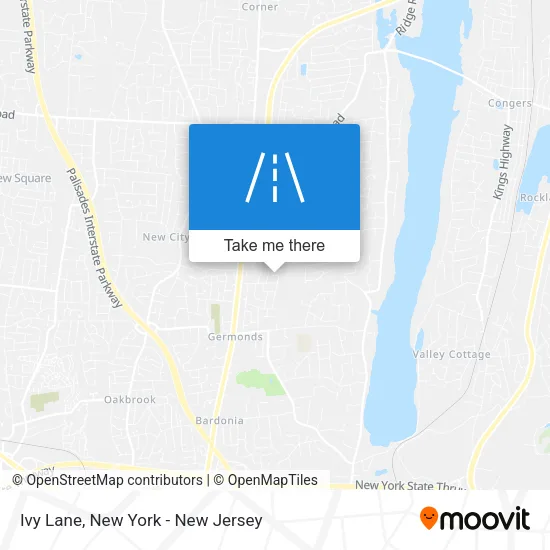 Ivy Lane map