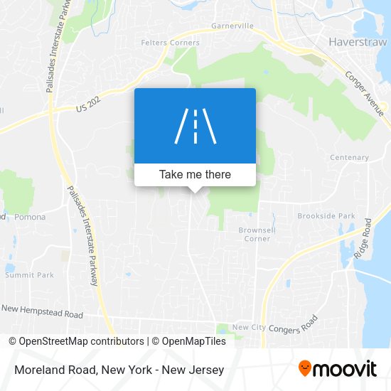 Mapa de Moreland Road